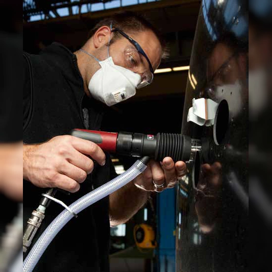 equipo de barrenado y roscado neumático